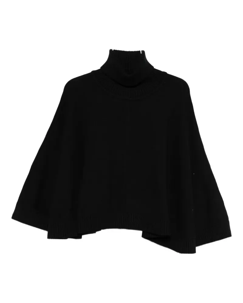 Twin-Set Pullover mit Rollkragen - Schwarz Schwarz
