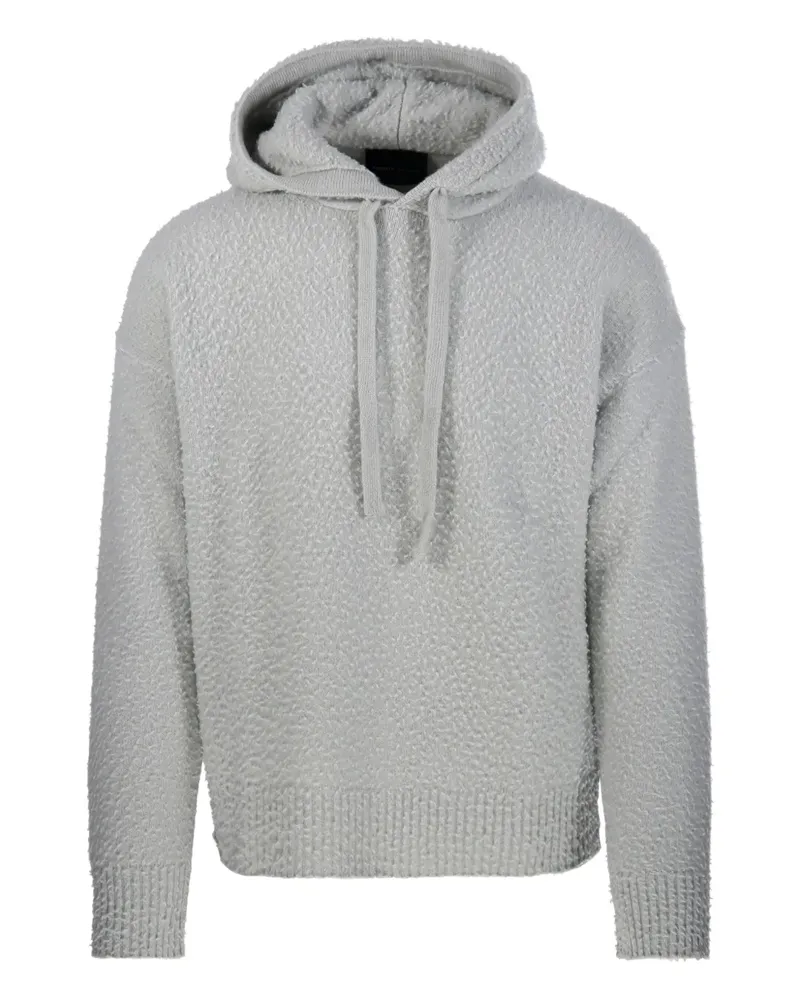 Roberto Collina wool drawstring hoodie - Grau Grau