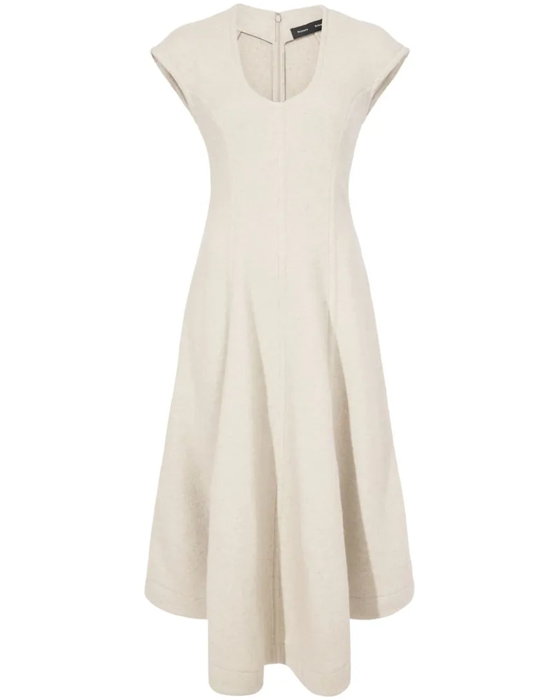 Proenza Schouler Delilah Midikleid - Nude Nude