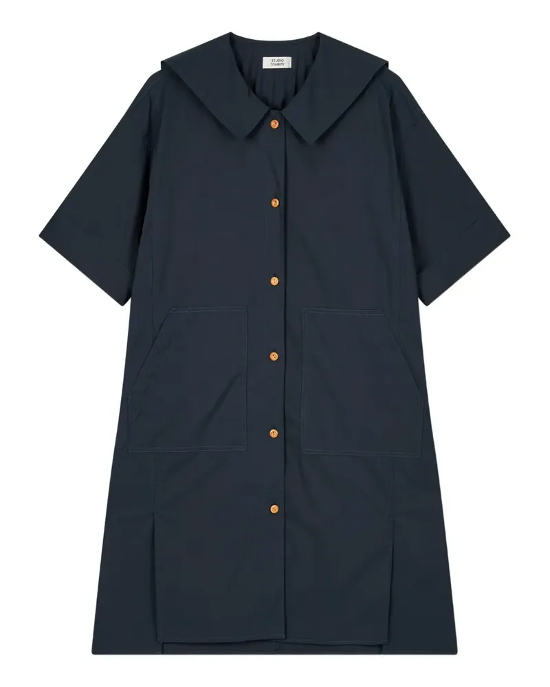 STUDIO TOMBOY Minikleid mit Matrosenkragen - Blau Blau