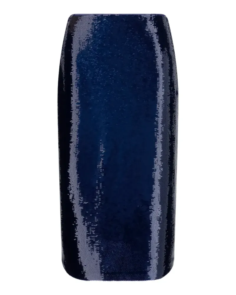 Tom Ford sequin-embellished pencil skirt - Blau Blau