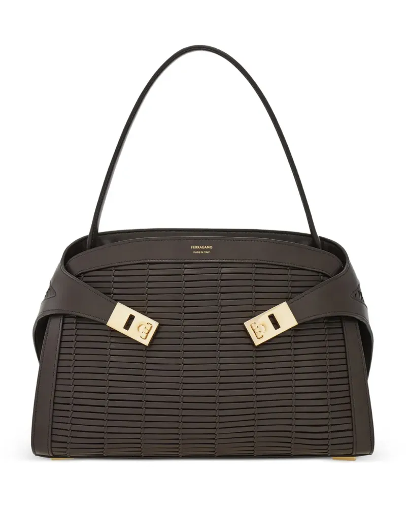 Ferragamo medium Hug handbag - Braun Braun