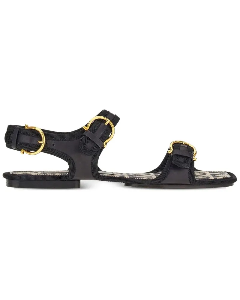 Ferragamo Nomadic Stories Sandalen - Schwarz Schwarz