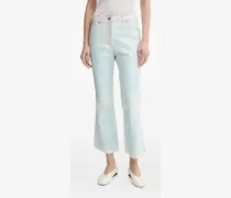 Michaela Lederhose mit Gürtelschlaufe - Blau