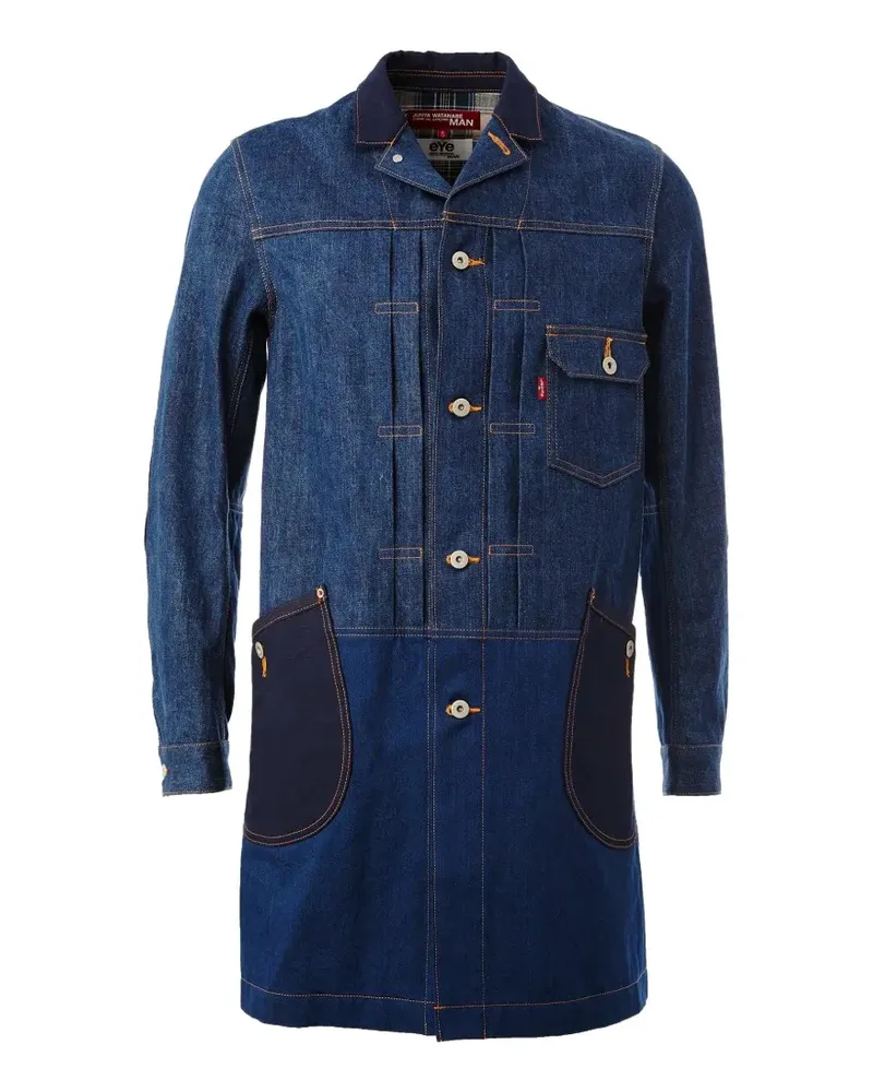 Junya Watanabe Jeansjacke mit aufgesetzten Taschen - Blau Blau