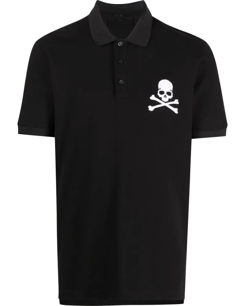 Philipp Plein Kurzärmeliges Poloshirt - Schwarz Schwarz