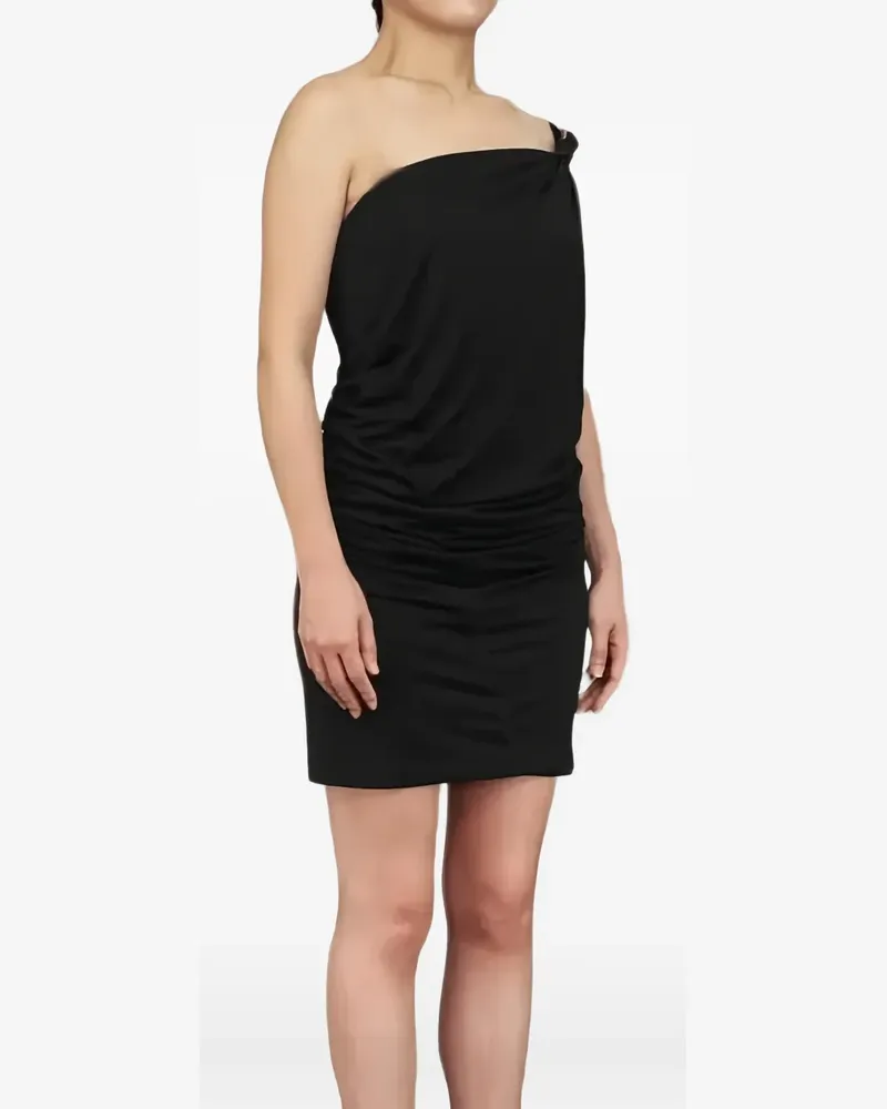 Dsquared2 one-shoulder mini dress - Schwarz Schwarz
