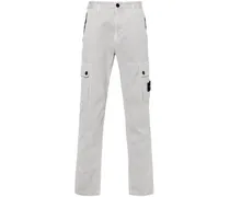 Cargohose mit Kompass-Patch - Grau