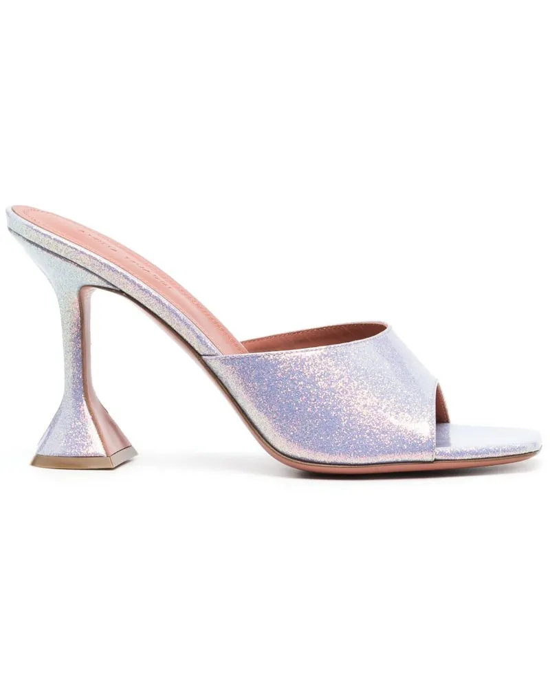 Amina Muaddi Lupita Mules 95mm - Violett Violett