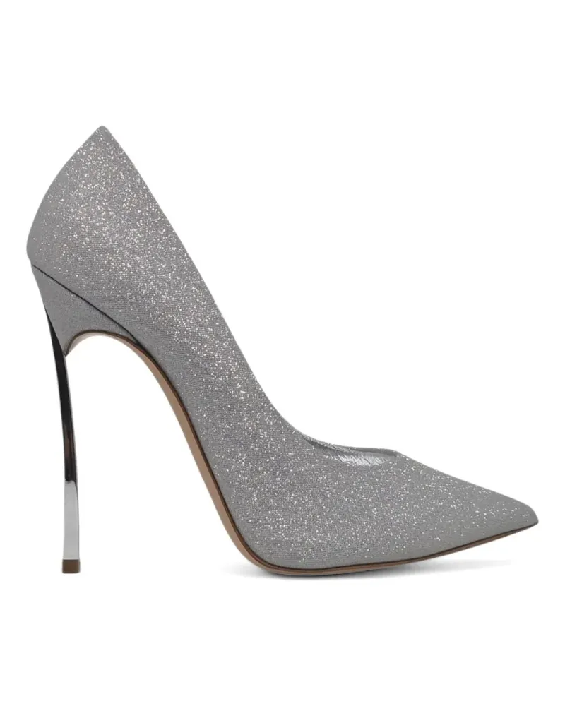 Casadei Blade glitter-effect pumps - Silber Silber