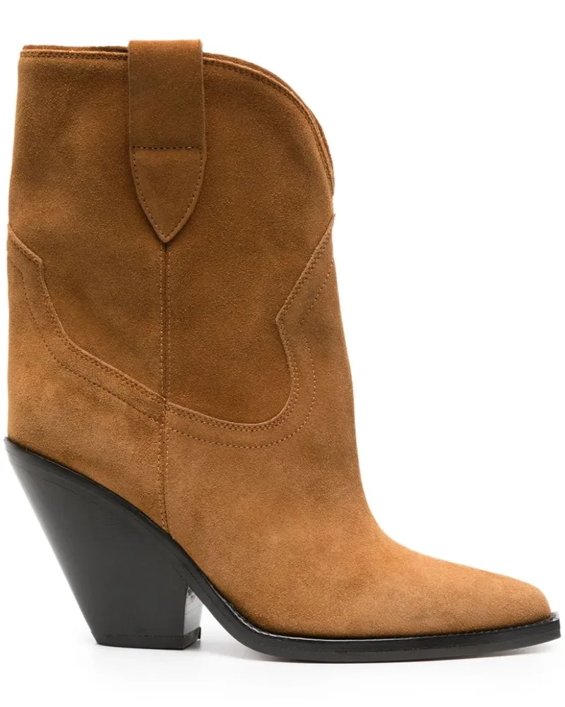 Isabel Marant Leyane Wildlederstiefel 90mm - Braun Braun