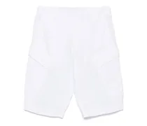 Klassische Cargo-Shorts - Weiß