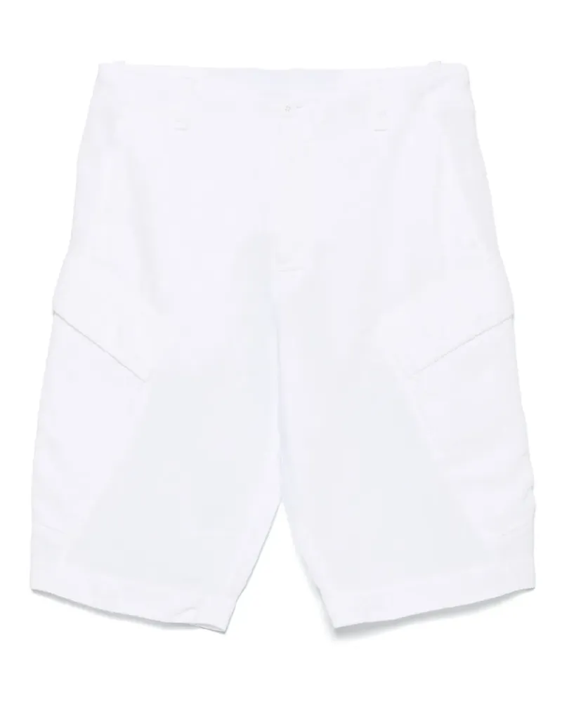 TRANSIT Klassische Cargo-Shorts - Weiß Weiß