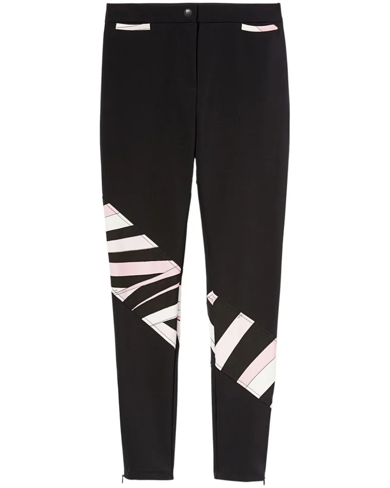 Emilio Pucci Schlaghose mit Iride-Print - Schwarz Schwarz
