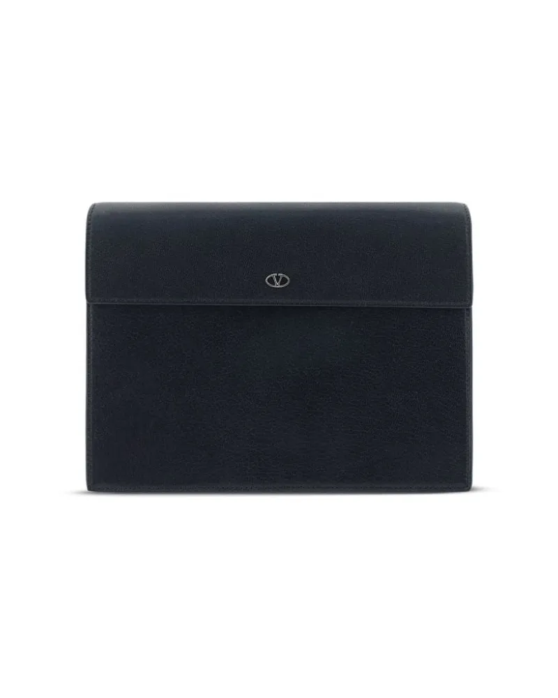 Valentino Garavani VLogo Signature Clutch - Schwarz Schwarz