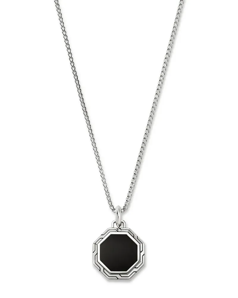 John Hardy Tag Halskette - Silber Silber