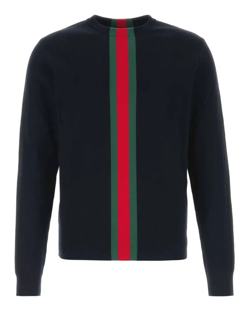 Gucci Pullover mit Webstreifen - Schwarz Schwarz