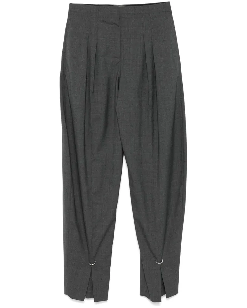 Thierry Mugler Klassische Hose mit Piercing - Grau Grau