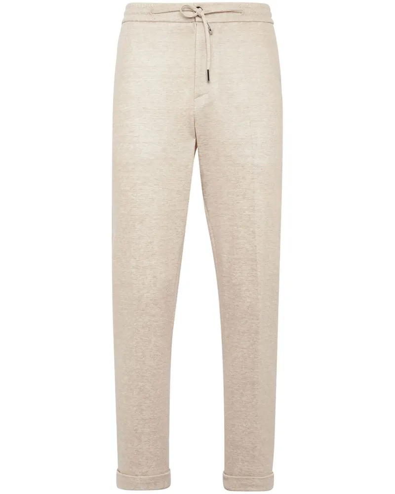 Billionaire Jogginghose mit Logo-Stickerei - Nude Nude