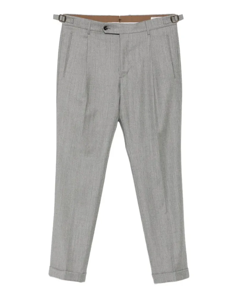 Berwich Retro Tapered-Hose mit Seitenverstellung - Grau Grau