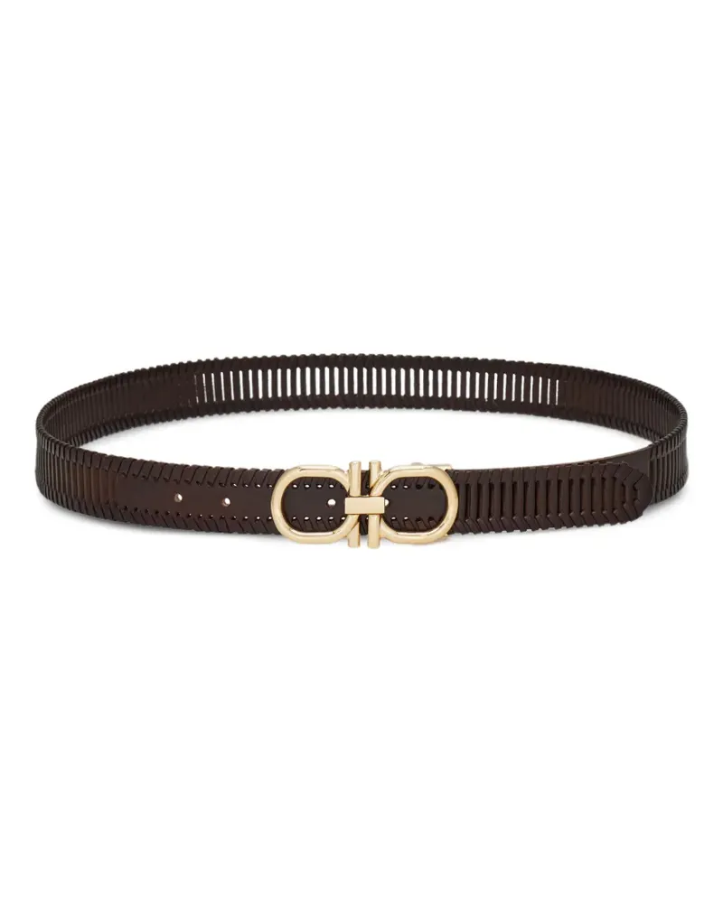 Ferragamo Gürtel mit Gancini-Schnalle - Braun Braun