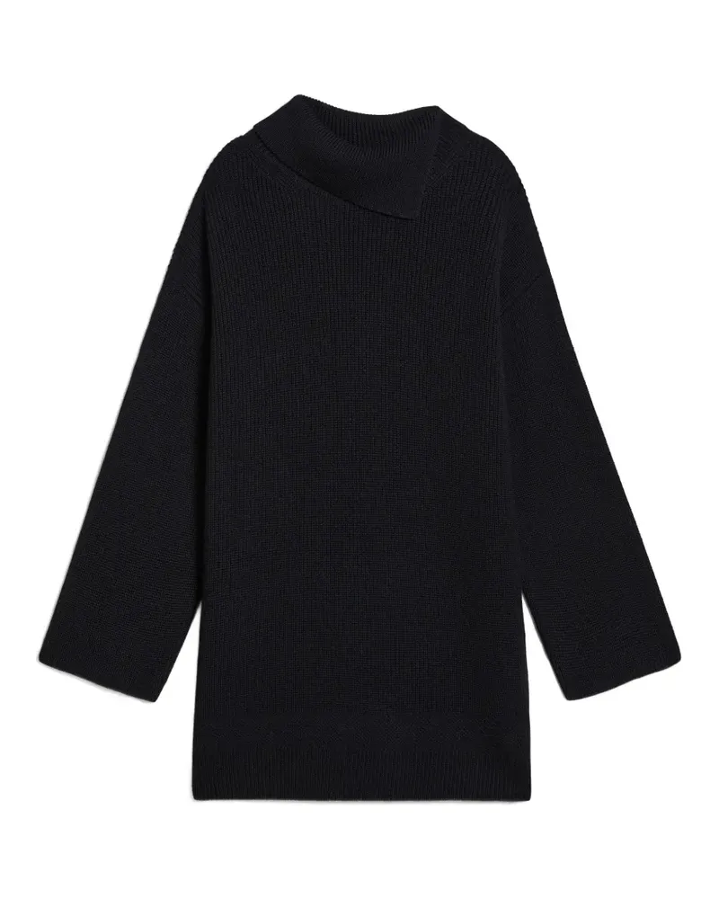 Woolrich Fein gestrickter Rollkragenpullover - Schwarz Schwarz
