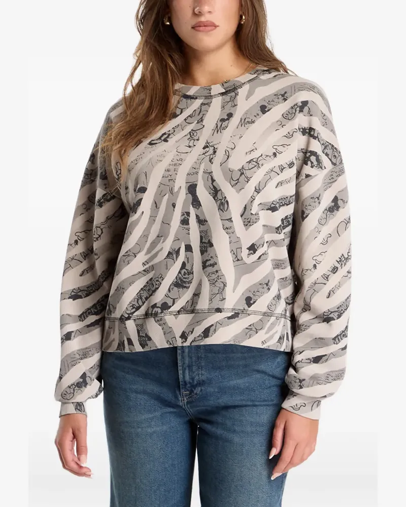 Desigual Mickey Mouse graphic-print sweater - Nude Nude