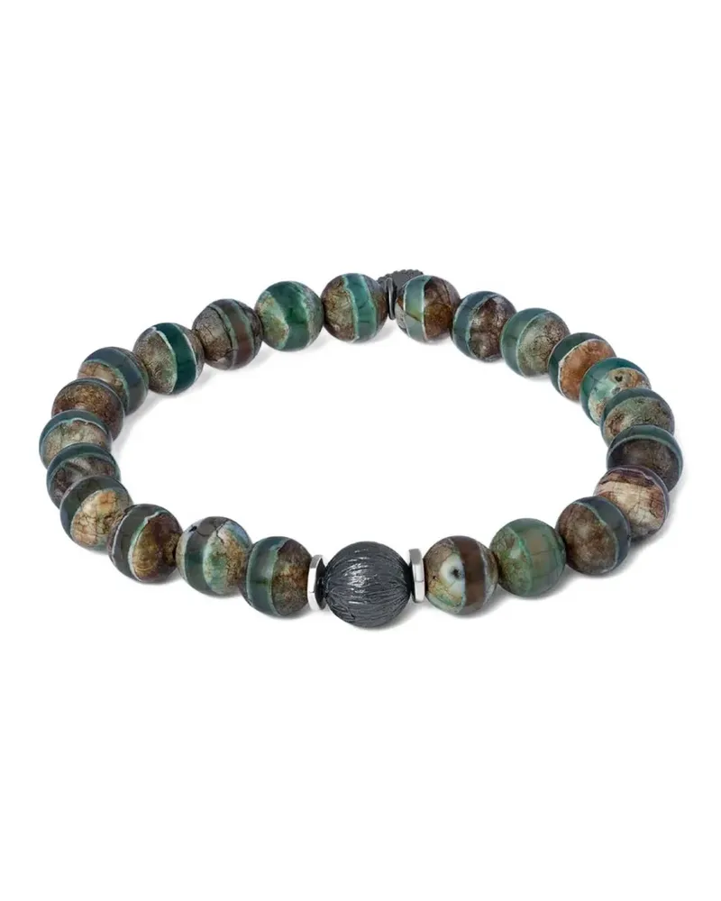 Tateossian Lhasa Graffiato Perlenarmband - Grün Grün