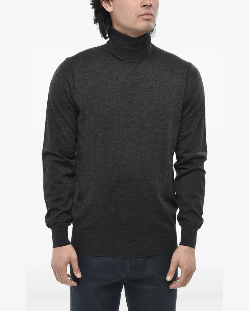 Paolo Pecora Milano Pullover mit Rollkragen - Grau Grau