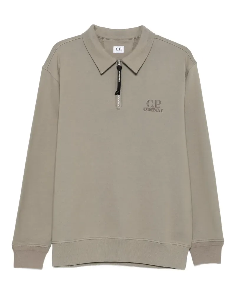 C.P. Company Sweatshirt mit Reißverschluss - Grau Grau