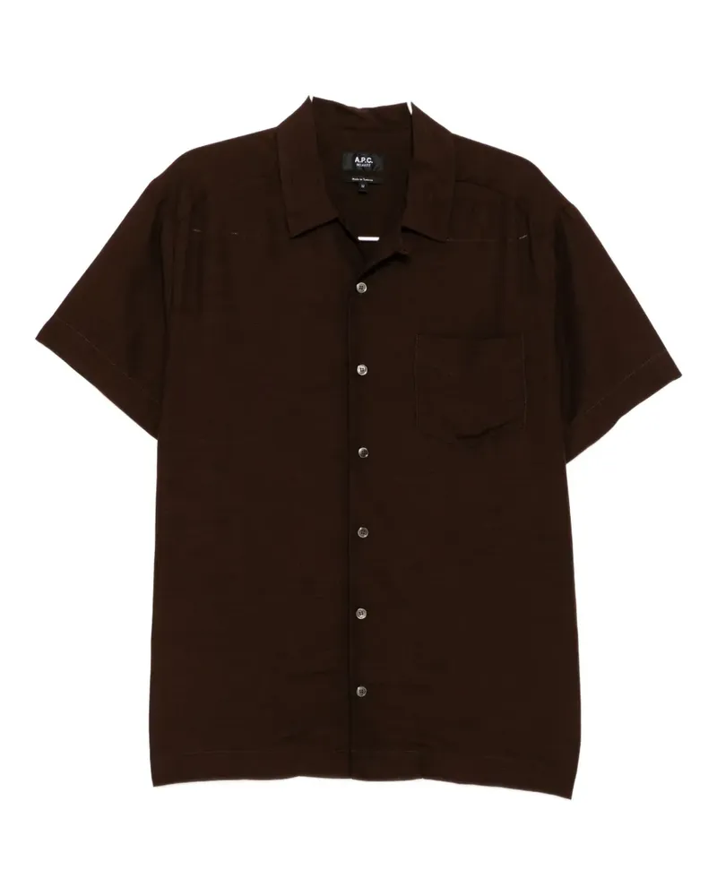 A.P.C. Roy Hemd - Braun Braun