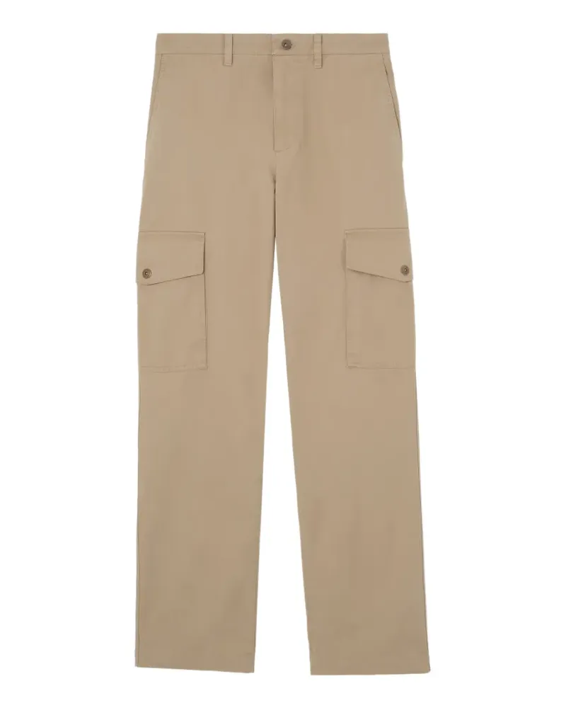 Burberry cotton twill cargo trousers - Nude Nude