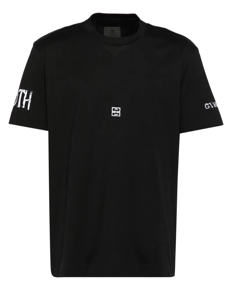 Givenchy T-Shirt mit Logo-Print - Schwarz Schwarz