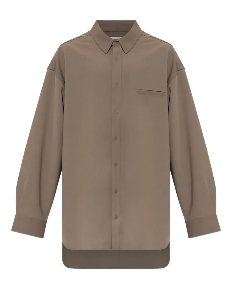 Entire Studios chest-pocket shirt - Braun Braun