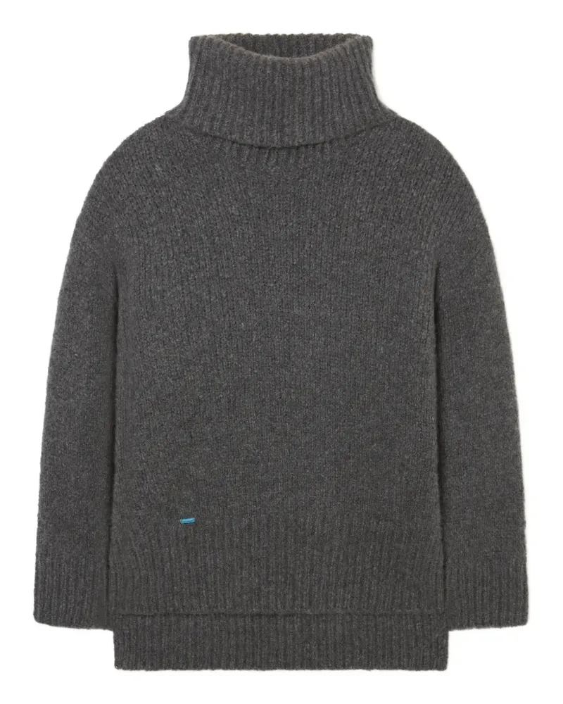 Alanui ribbed-knit roll-neck sweater - Grau Grau