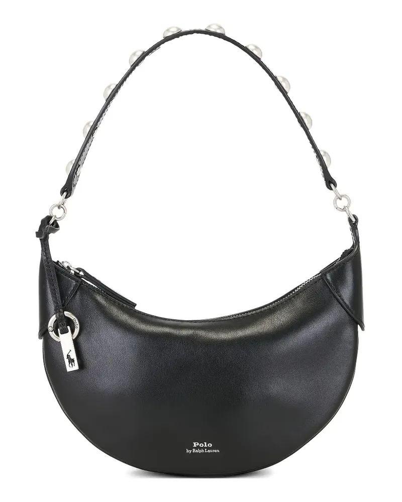 Ralph Lauren Schultertasche mit Nieten - Schwarz Schwarz