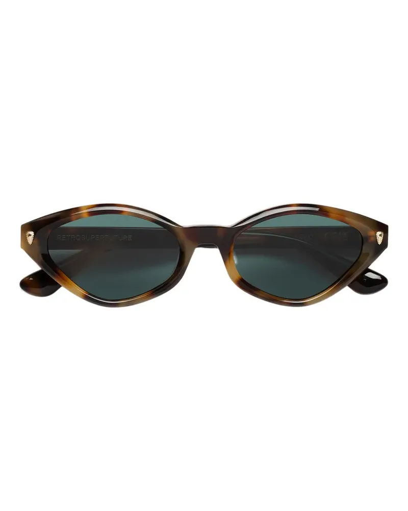 RETROSUPERFUTURE Echo Cat-Eye-Sonnenbrille - Braun Braun