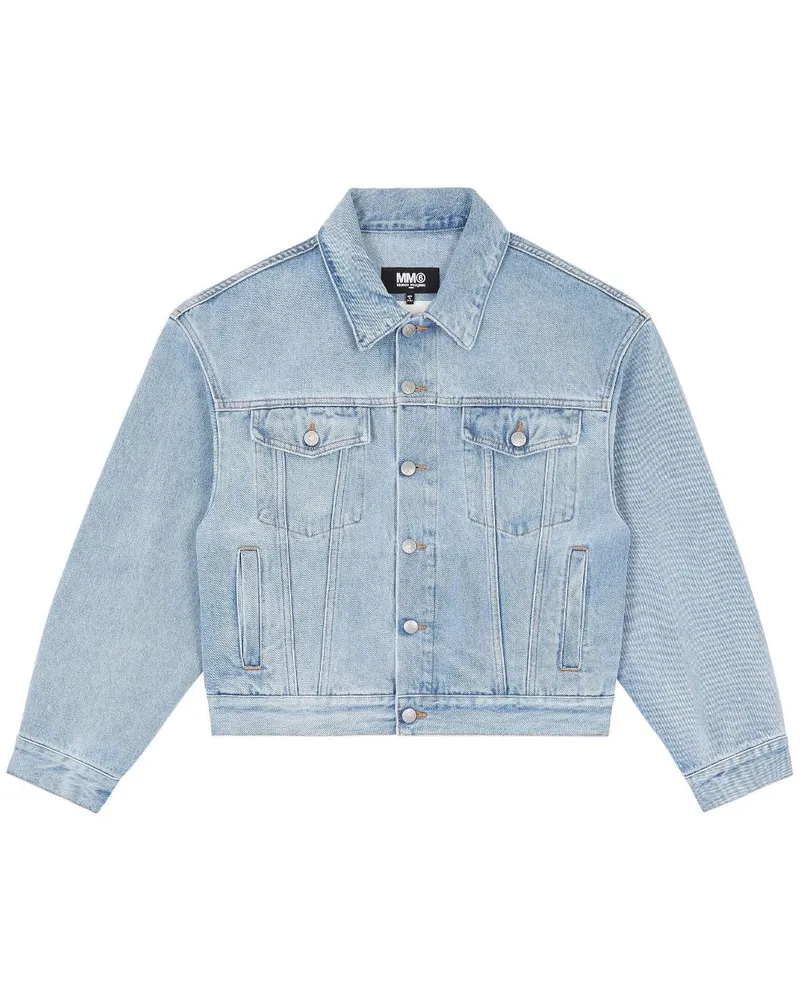 Maison Margiela Jeansjacke mit Knopfleiste - Blau Blau