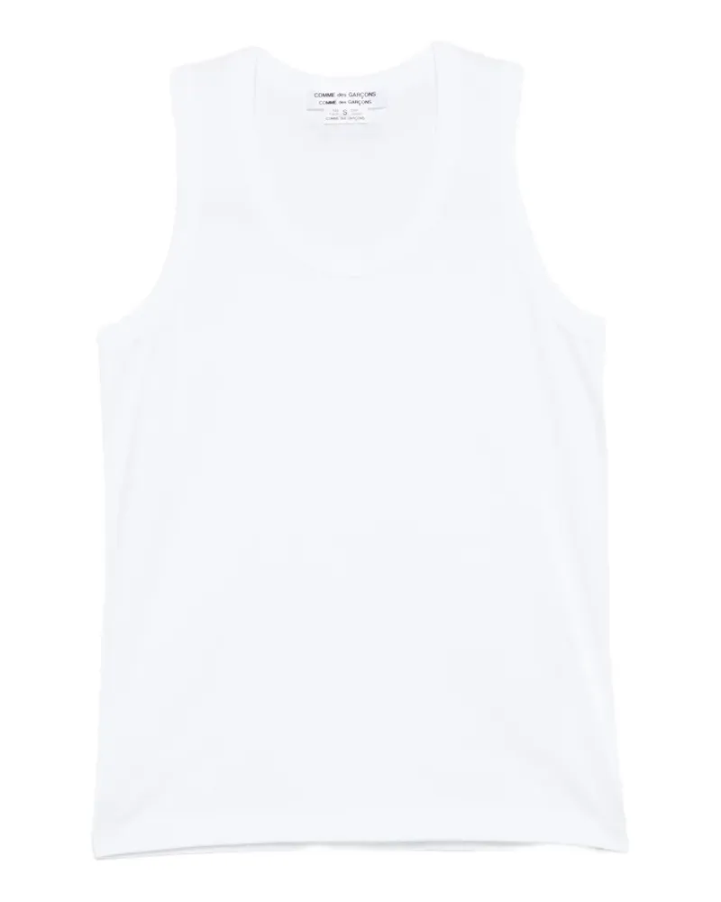 Comme des Garçons sleeveless tank - Weiß Weiß