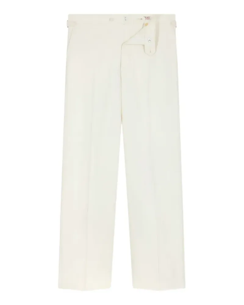 FURSAC virgin-wool tuxedo trousers - Weiß Weiß