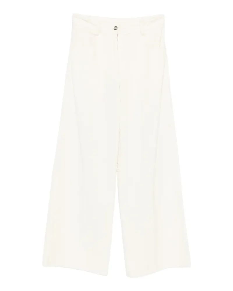 forte_forte Cordhose mit weitem Bein - Nude Nude