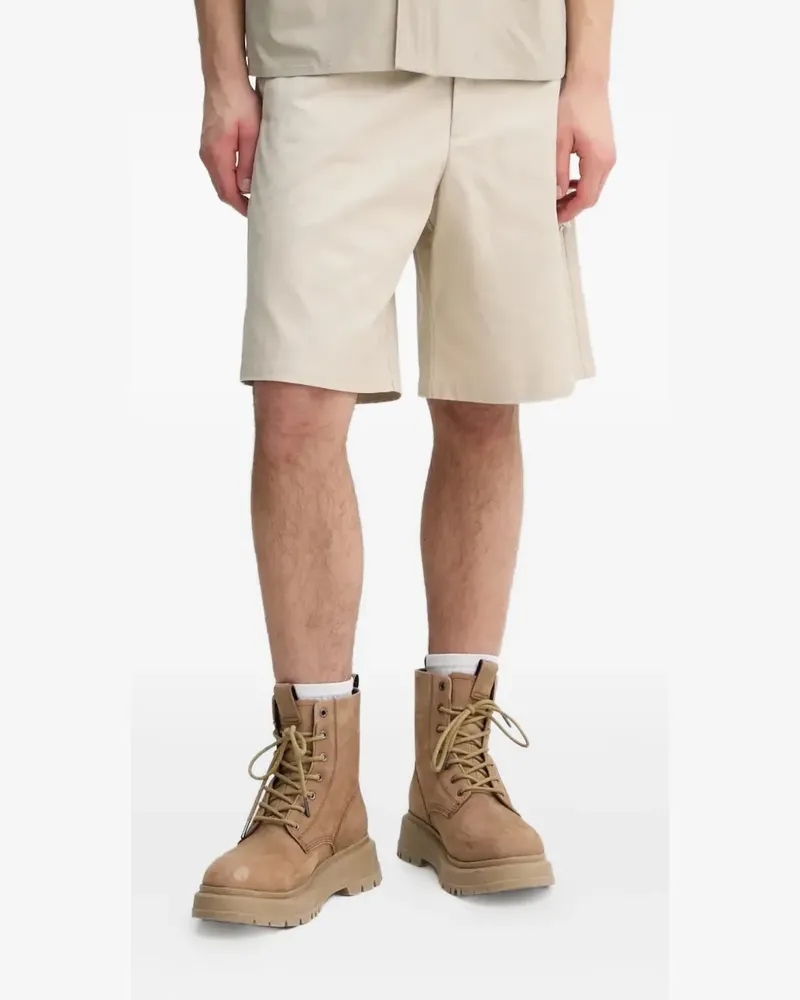 Heliot Emil Flache Shorts mit eingefassten Taschen - Nude Nude