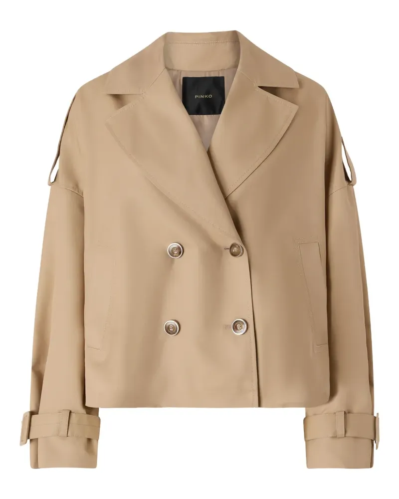 Pinko Cropped-Jacke mit Knöpfen - Nude Nude