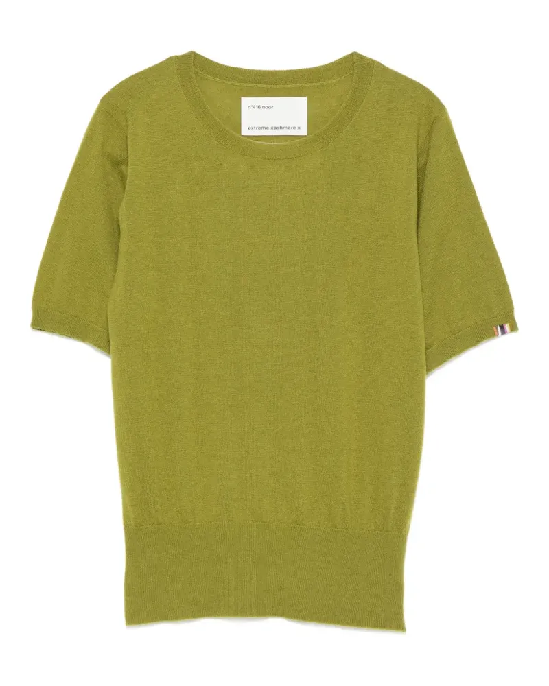 extreme cashmere Noor short-sleeve T-shirt - Grün Grün