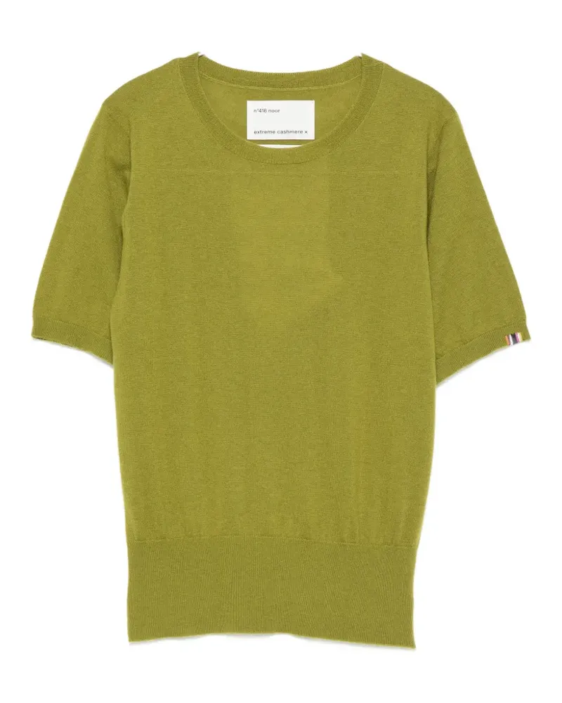 extreme cashmere Noor short-sleeve T-shirt - Grün Grün