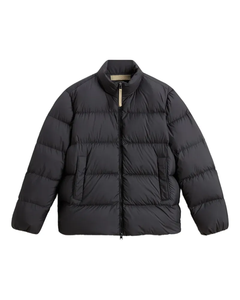 Woolrich Gesteppte Jacke mit Stehkragen - Schwarz Schwarz