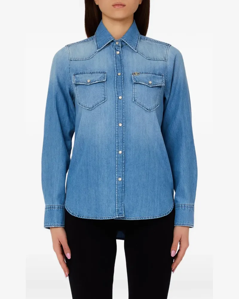 Liu Jo button denim shirt - Blau Blau