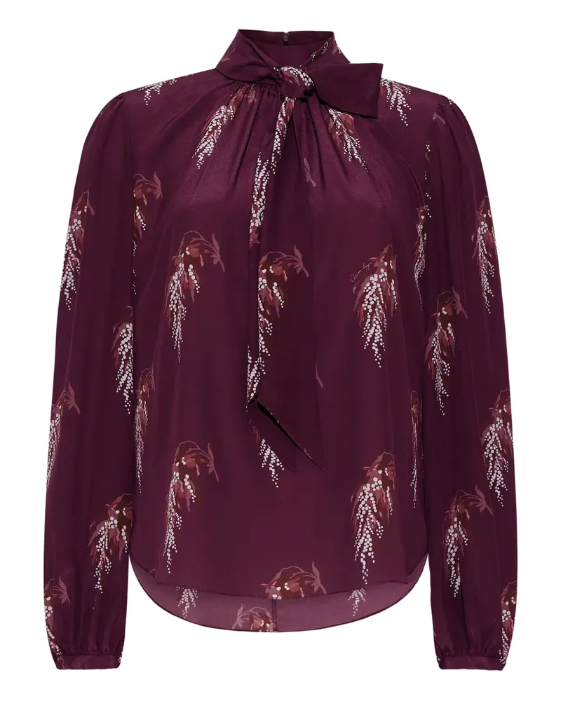 Adam Lippes Joan Bluse mit Blumen-Print - Rot Rot