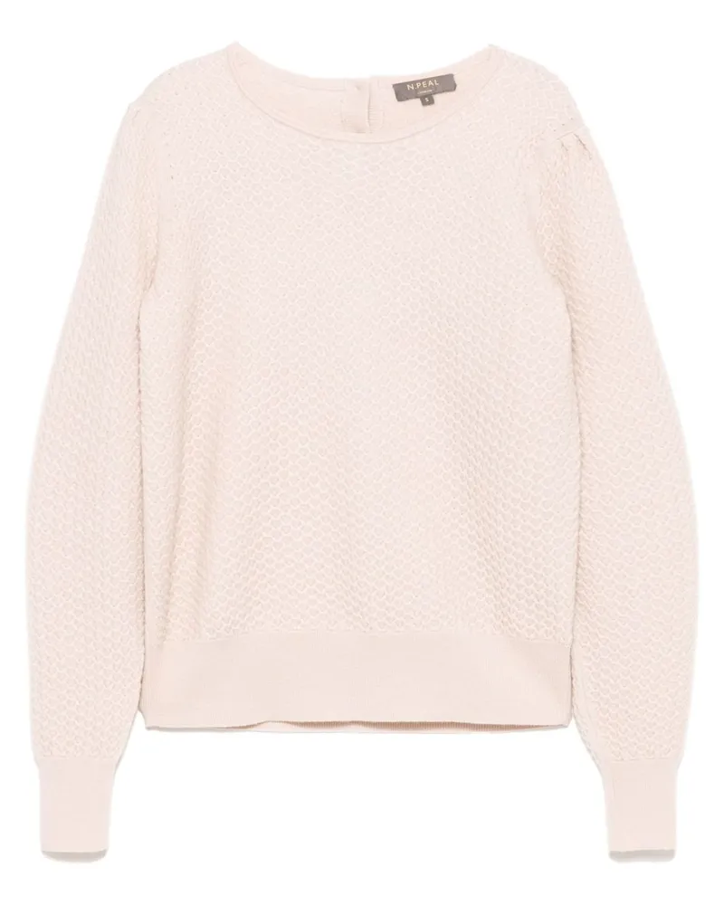 N.Peal Tuck Stitch Pullover - Nude Nude