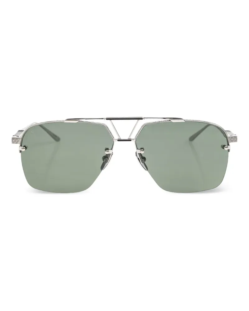 Leisure Society Presidio geometric sunglasses - Silber Silber